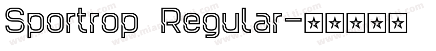 Sportrop Regular字体转换